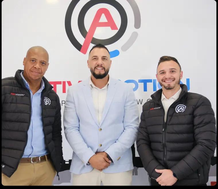 The Active Motion Security team at their offices