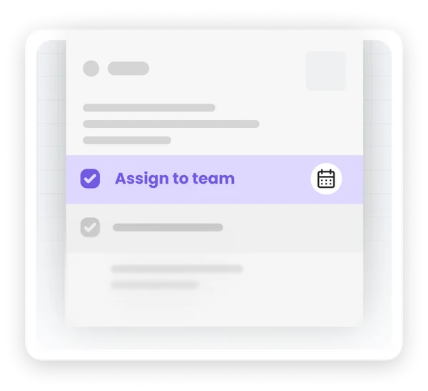 Assigning a callout query to a team from the job list